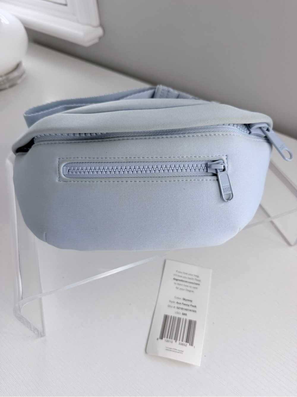 Dagne Dover Light Blue Women's Crossbody Belt Bag